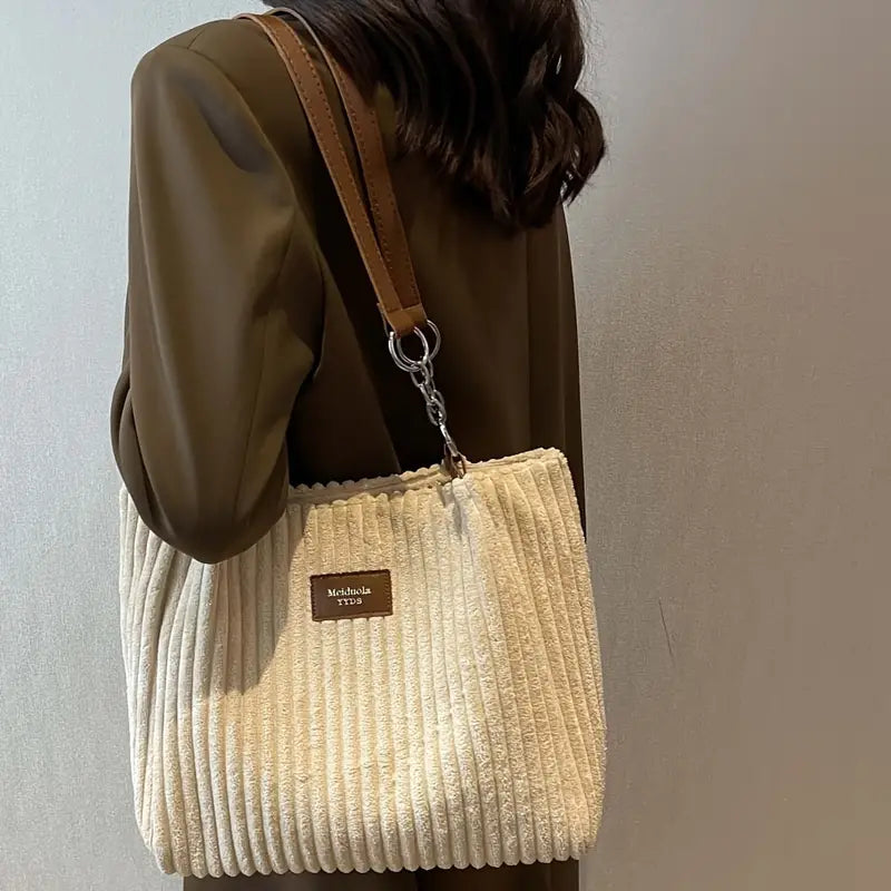 Zara – Corduroy Tote Bag