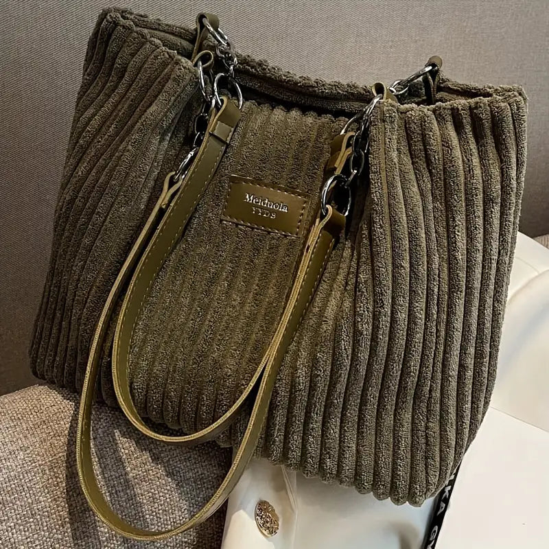 Zara – Corduroy Tote Bag