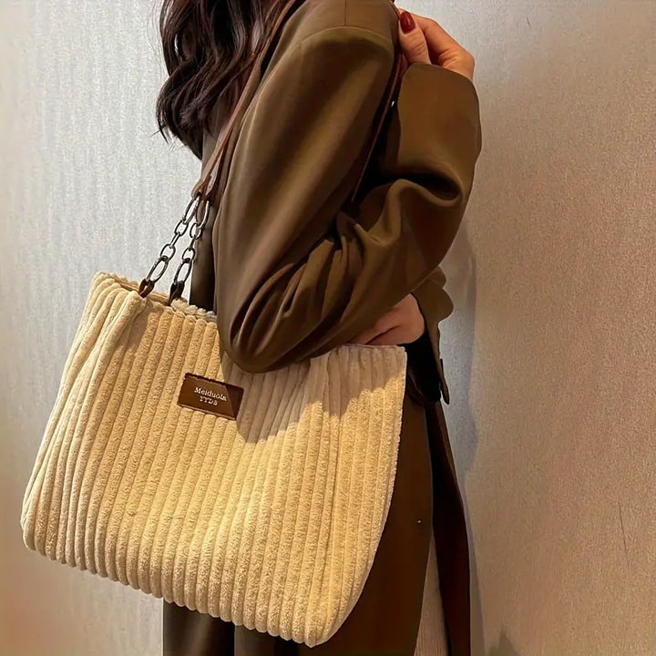 Zara – Corduroy Tote Bag