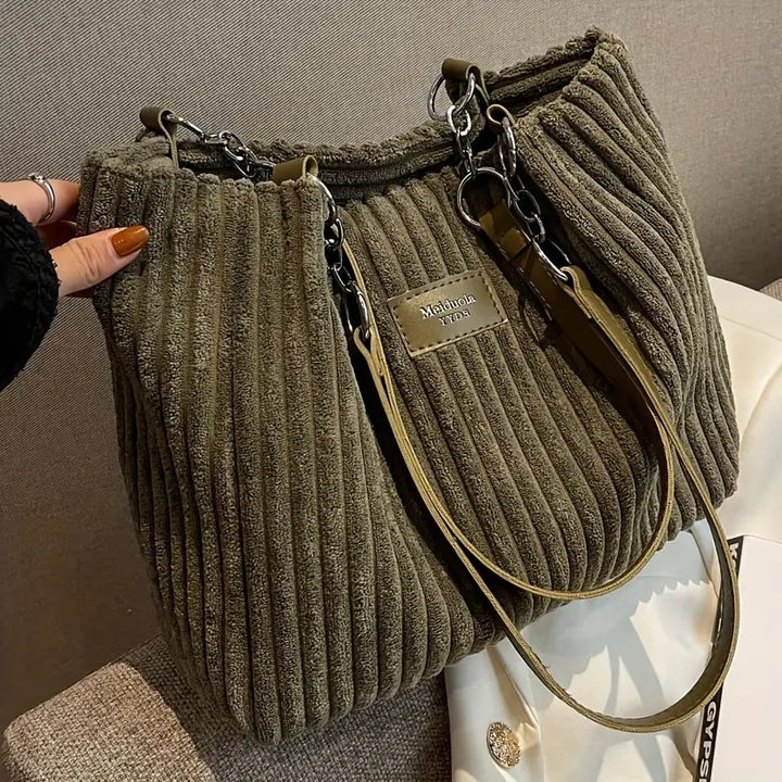 Zara – Corduroy Tote Bag