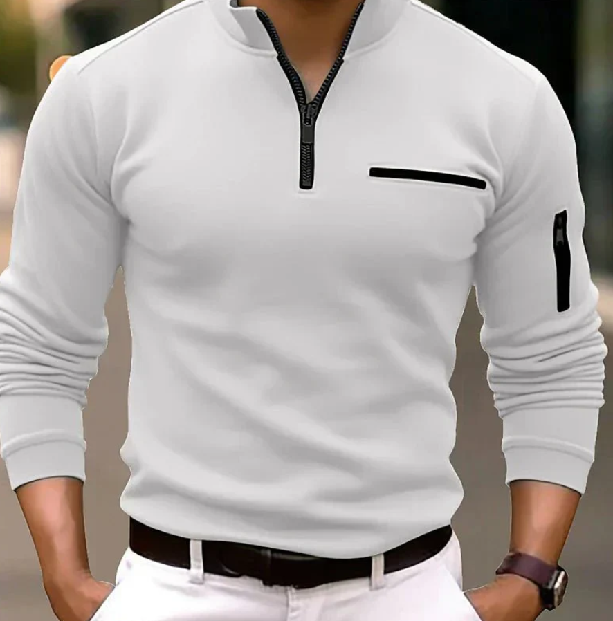 Logan - Long-Sleeve Zip Polo (1+1 BOGO)